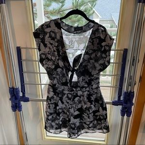 astr floral romper